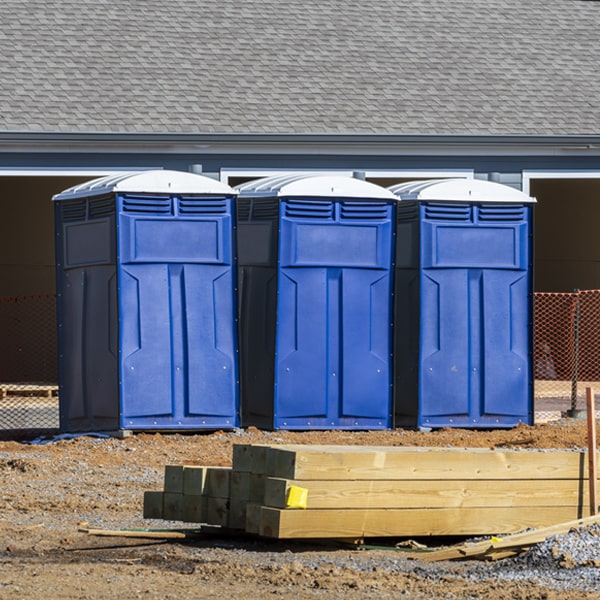 how do i determine the correct number of portable toilets necessary for my event in Lakefield